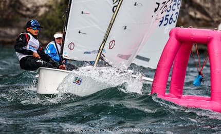 Optimist, Trofeo Kinder: Tomaso Picotti e Giulia Dallò guidano le classifiche provvisorie