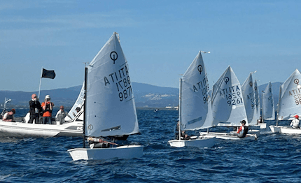 Optimist: a Punta Ala Tommaso Geiger è sempre leader