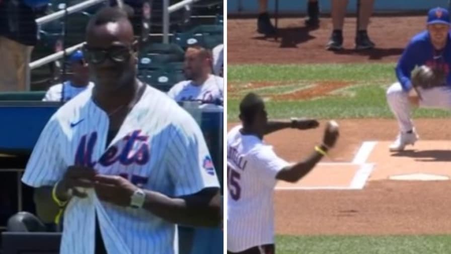 Balotelli, dal calcio al baseball: Mario protagonista del primo lancio a New York