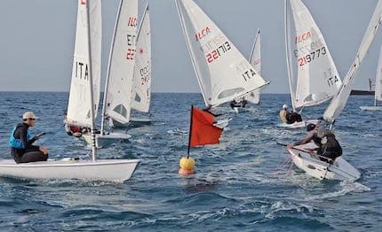 Ilca in acqua a Bari per il Trofeo Aldo d'Alesio