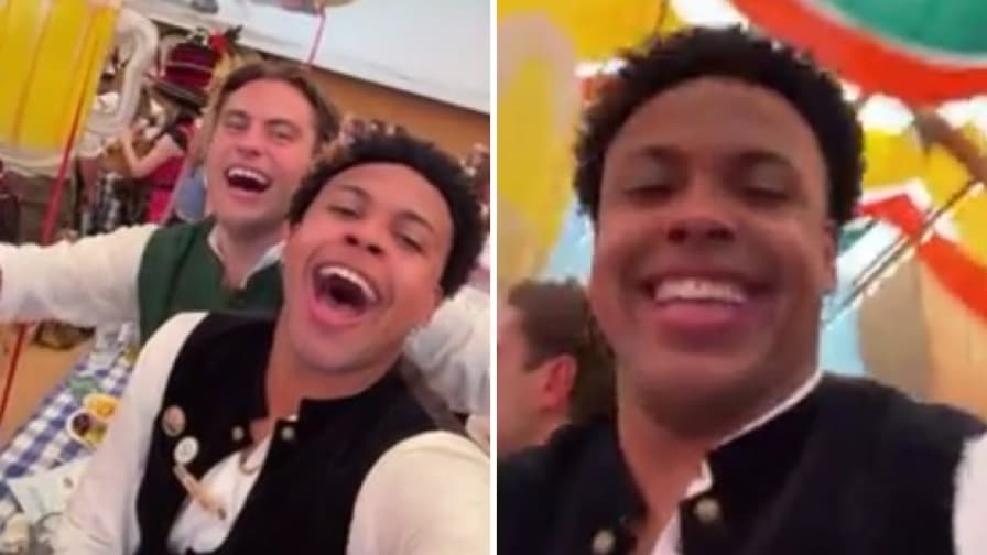 McKennie all'Oktoberfest: l'americano si diverte durante la pausa