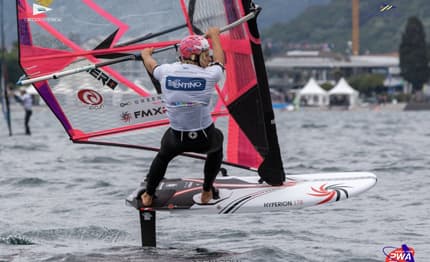 Windsurf, Torbole PWA World Cup Slalom: vincono il polacco Rutkowski e la francese Lemeteuyer