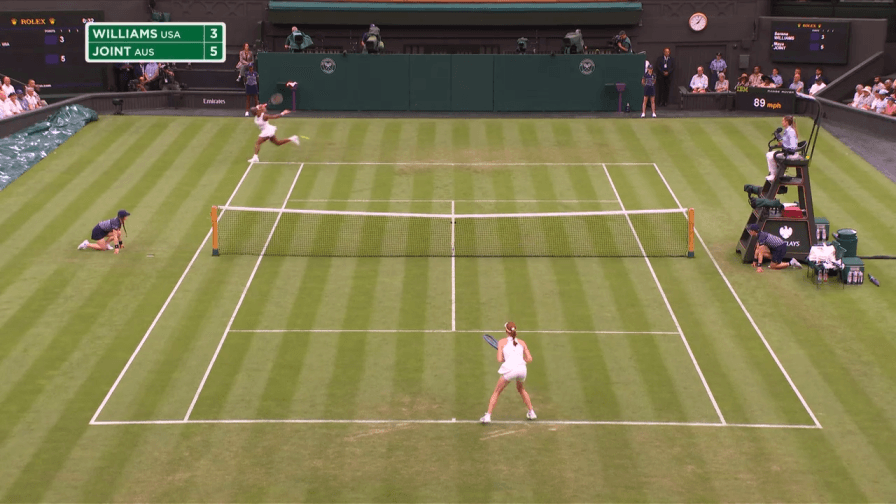 Serena Williams, il tuo urlo ci mancava: gli highlights contro Joint a Wimbledon