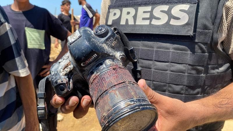 I giornalisti del Lazio scendono in piazza per Gaza