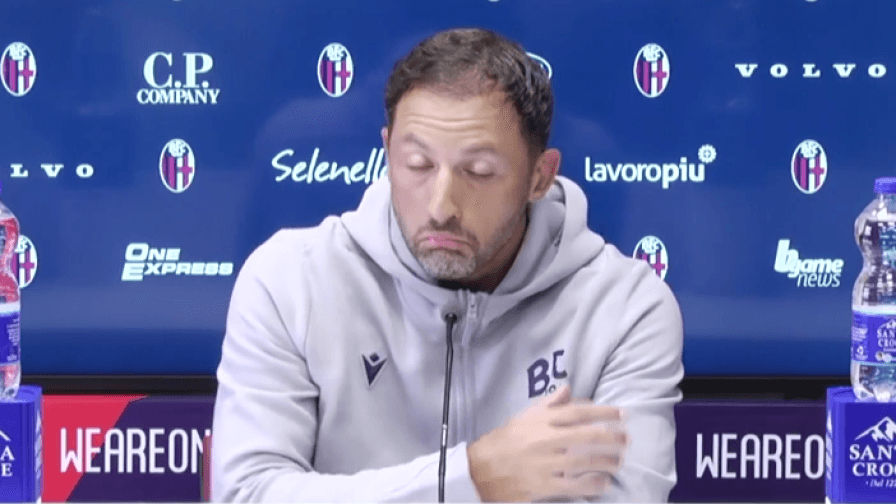 Bologna-Napoli, Tedesco scherza sulla squalifica: "È il mio primo reato in Italia"