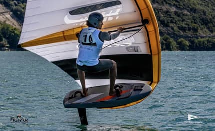 Vittoria di Alessandro Josè Tomasi alla RRD One Hour WingFoil di Torbole