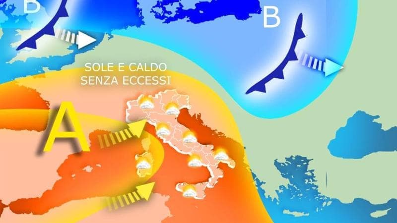 Previsioni meteo, arriva l’anticiclone delle Azzorre: porterà il sole e un caldo senza eccessi per tutti