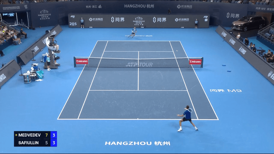Medvedev-Safiullin 7-5 6-4: gli highlights dell'Atp 250 di Hangzhou