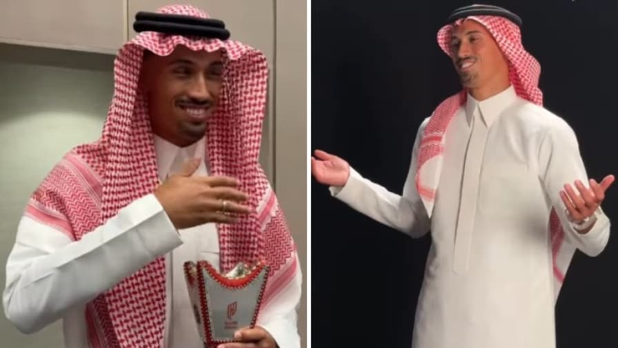 Reijnders arriva in Arabia e si presenta così: incenso e copricapo tipico