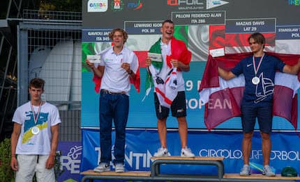Brilla l’Italia al Campionato Europeo iQFOiL Giovanile e Junior: tre ori e due argenti