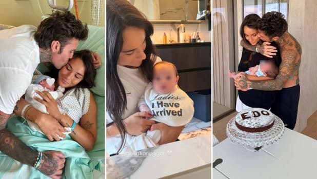 Fedez e la prima foto del viso del piccolo Edoardo Lupo: "Signore, sono arrivato"