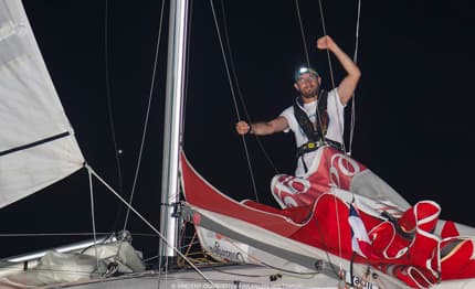 Mini Transat: un gigantesco Luca Rosetti primo in Guadalupa