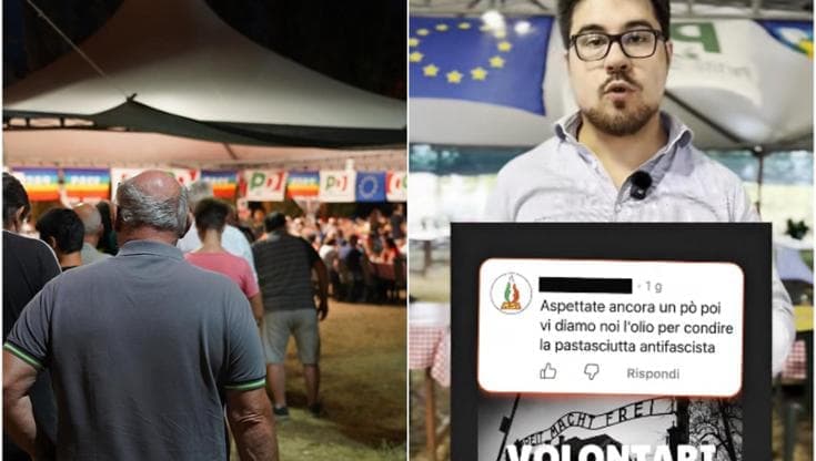 Hater evoca l’olio di ricino per i volontari della Festa dell’Unità, il Pd di Persiceto denuncia