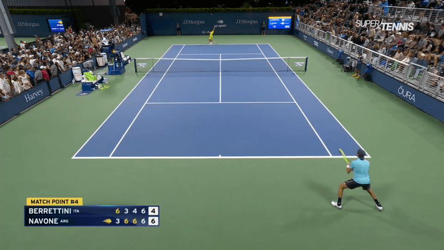 Berrettini si arrende, Navone vince in quattro set: guarda gli highlights