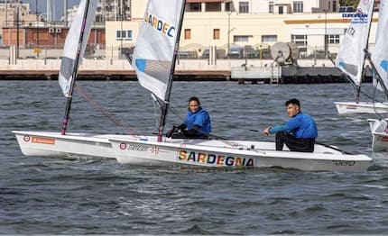 Alice Sussarello e Filippo Vincis vincono il Campionato Europeo RS Aero Youth Team Race