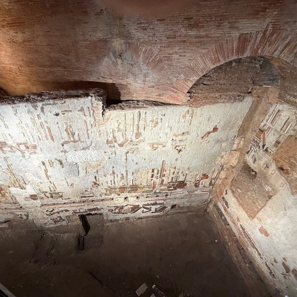Svelati per la prima volta il Grande Mosaico e 'La città dipinta' alle Terme di Traiano