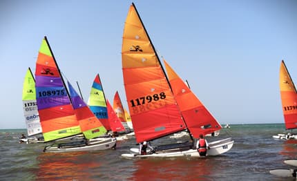 Cesenatico: partito l'Europeo Hobie Cat