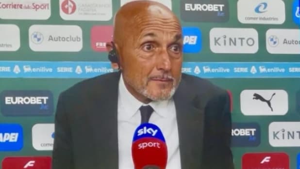 Spalletti e la tensione col giornalista di Sky: "Non piangere, non piangere..."