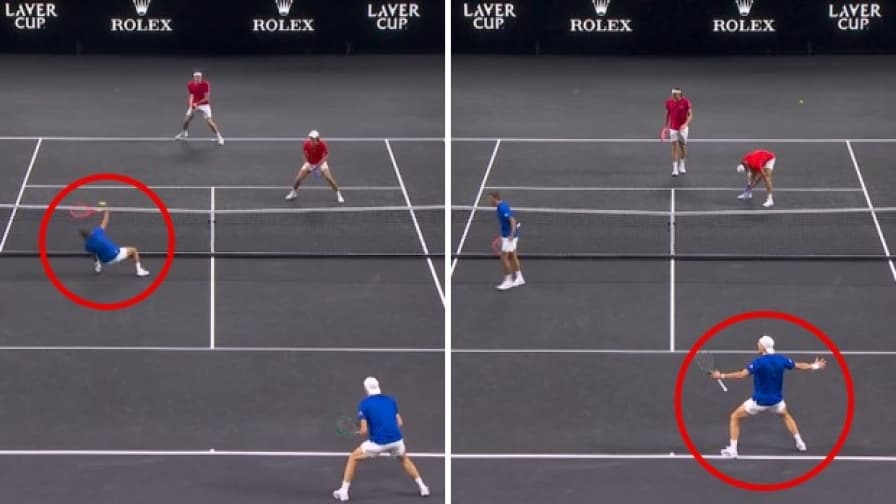 Laver Cup, Cobolli/Mensik-Fritz/De Minaur: highlights. L'azzurro fa punto cadendo