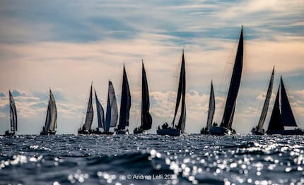 Due giorni di vento da grecale hanno accompagnato la flotta del West Liguria