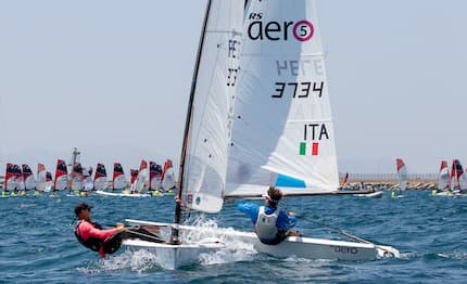 Cagliari: due prove nella prima giornata della 4ª Regata Nazionale OpenSkiff e RS Aero