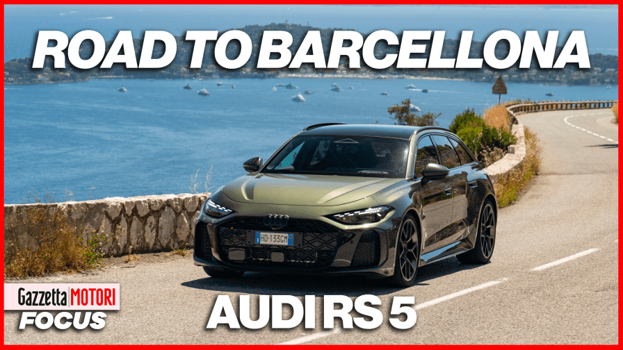Audi RS 5, in viaggio da Milano a Barcellona alla scoperta della F1