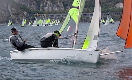 1st RS Feva Autumn Meeting sul Garda Trentino: in testa i toscani Morandini-Scarpellini