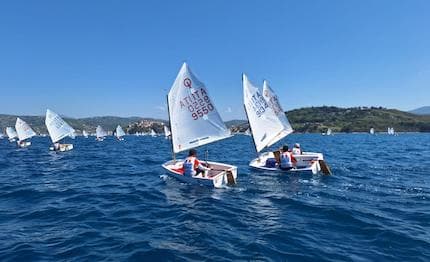 Optimist: ad Agropoli brillano i ragazzi della LNI di Ostia