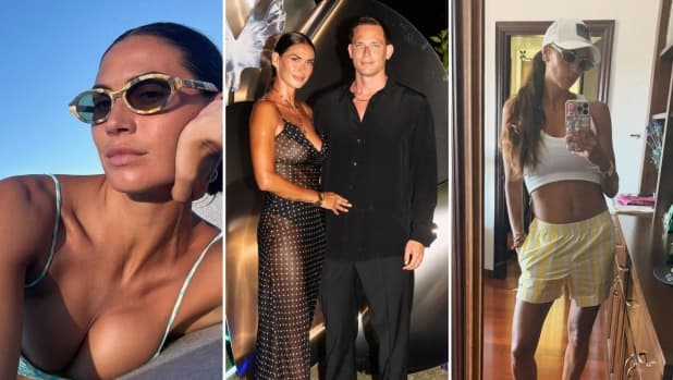 Melissa Satta regina dell'estate in Sardegna: fisico mozzafiato e look trasparente