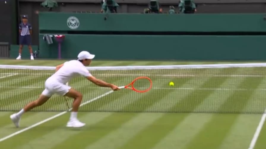 "Ma cosa ha giocato!" Sinner lascia Borges a bocca aperta: passante perfetto a Wimbledon