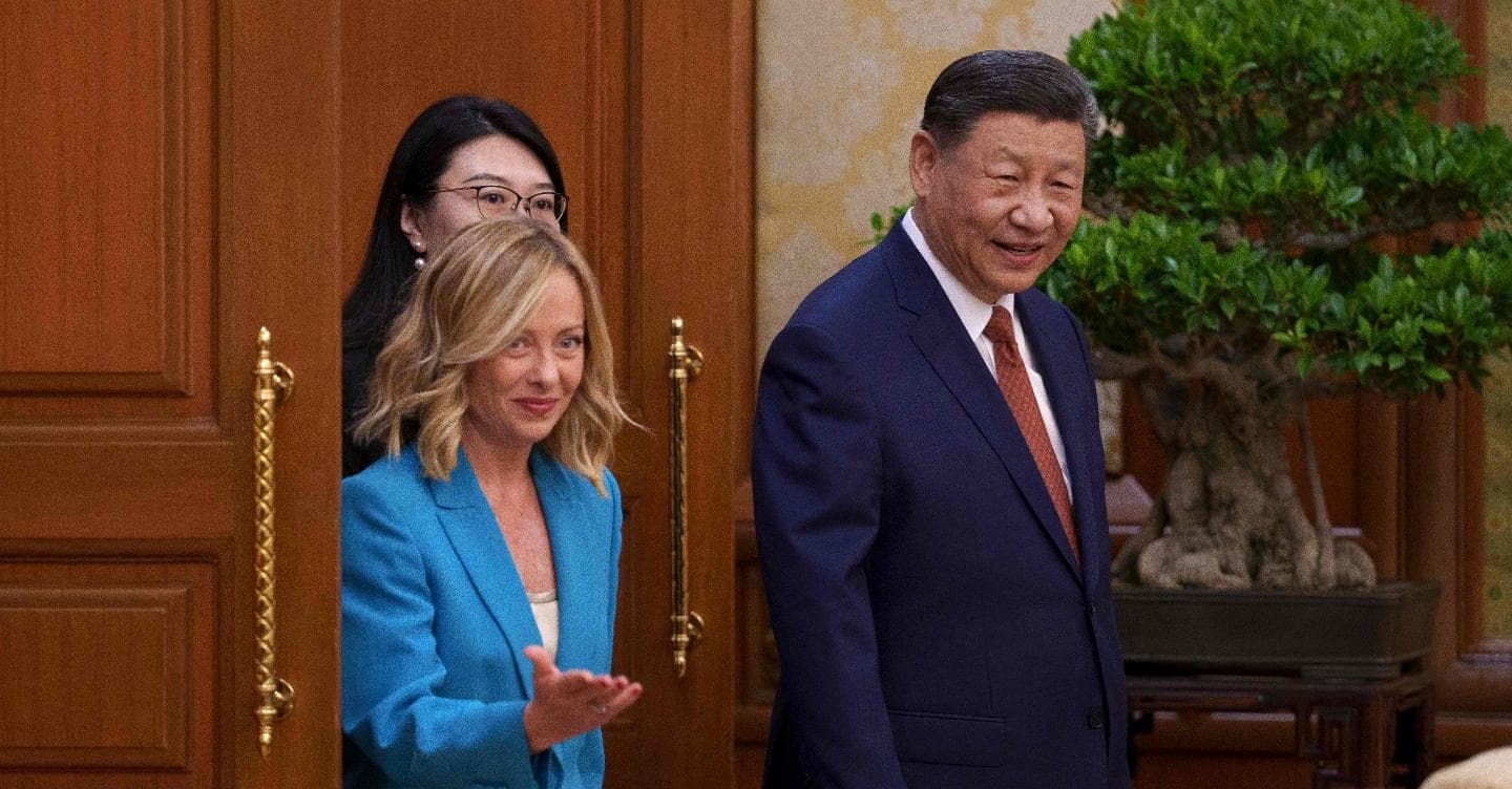Xi a Meloni, pronti a cooperare su veicoli elettrici e IA. Sul tavolo anche Ucraina e riforma Onu