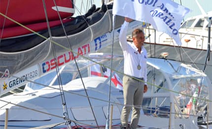 Global Solo Challenge: Andrea Mura in rotta verso la Galizia