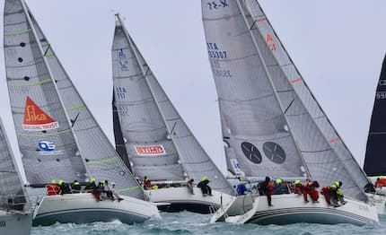 A Lignano i temporali non fermano la Regata dei Due Golfi