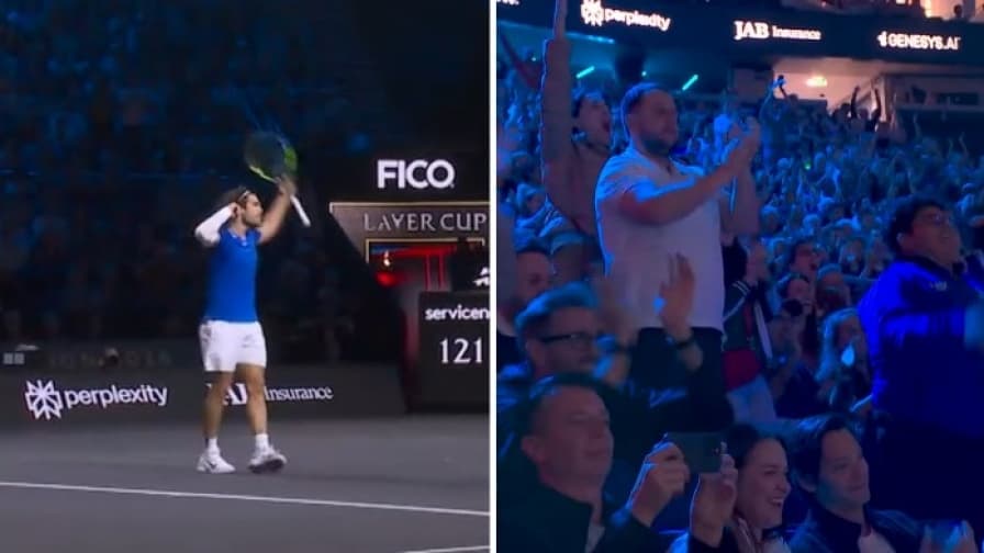 Alcaraz-Fritz highlights Laver Cup. Giocata da alieno di Alcaraz e l'arena esplode