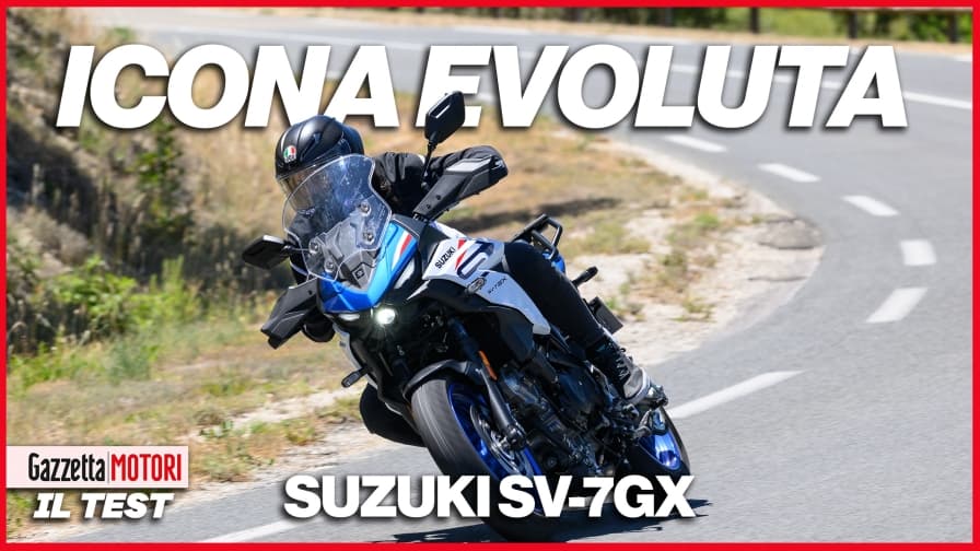 Suzuki SV-7GX: motore V-Twin aggiornato e sempre pieno di carattere