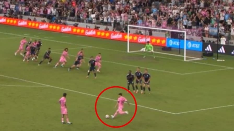 Messi è una sentenza! Segna così il suo 75esimo gol su punizione
