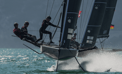69F Youth Foiling Gold Cup a Torbole