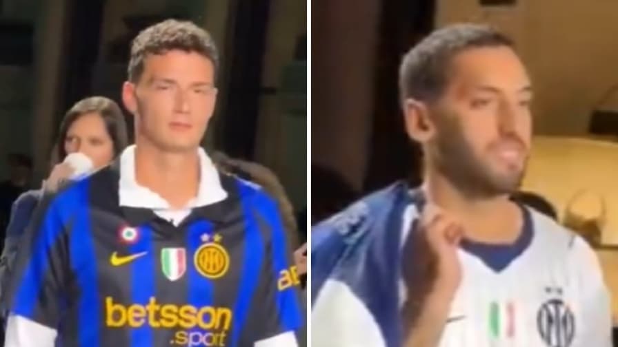 Pavard e Calhanoglu in passerella: l’Inter sfila alla Fashion Week