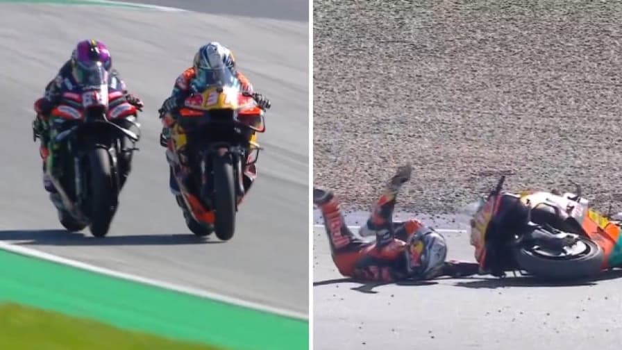 MotoGp, highlights GP Austria: Acosta rimonta, vince e "cade" a fine gara