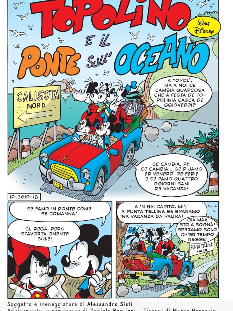 Topolino parla romanesco, barese, torinese e veneziano