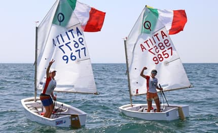 Europei Optimist: l'Italia è d'Oro e d'Argento