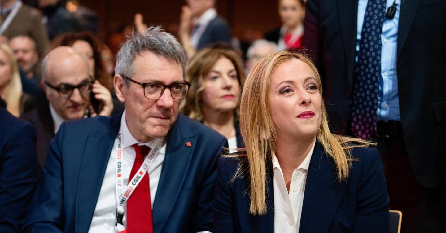 Meloni a Landini: «Io cortigiana? È obnubilato dal rancore». La replica: «Nessun insulto»