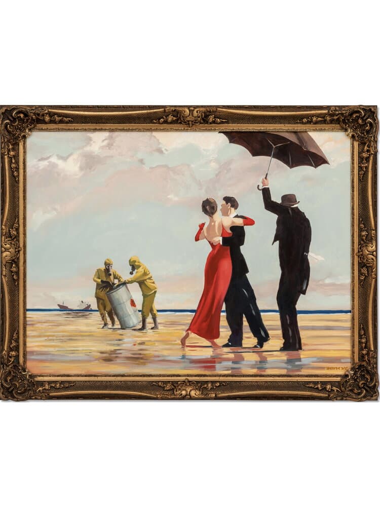 Un dipinto di Banksy è stato venduto all'asta per oltre 5 milioni di dollari