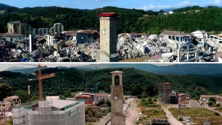 Amatrice 10 anni dopo il terremoto: la situazione oggi, tra dolore e ricostruzione