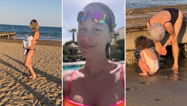 Federica Pellegrini al mare con la piccola Rachele per la prima volta: le foto sono dolcissime