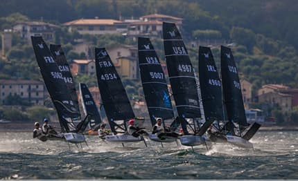 Garda, Mondiale Moth: un temporale chiude in anticipo la Gold Fleet