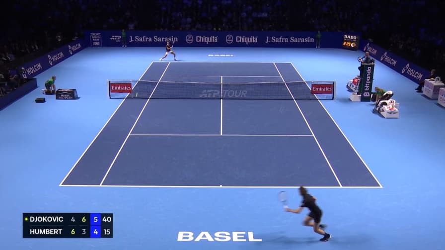 Djokovic-Humbert: highlights Atp Basilea
