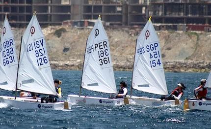 Mondiale Optimist: primo giorno di regate a Tangeri
