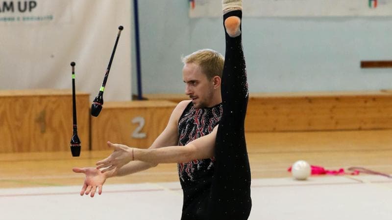 Ballardini: “La ritmica può essere per uomini. Mi allenavo in giardino”
