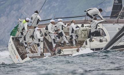 Una seconda giornata "wet&wild" al Campionato del Mediterraneo ORC 2023
